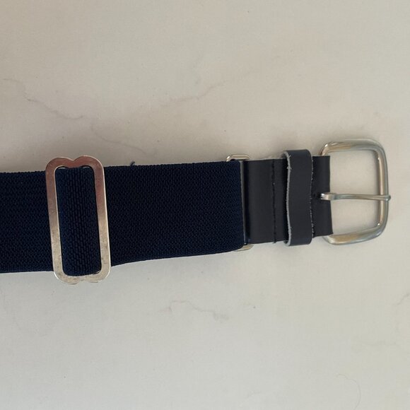 Navy Blue Adjustable Waist Baseball Belt Youth Kids - Picture 6 of 10